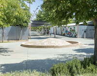 Las primeras peñas en llegar al Parque de Ferias lo hicieron el año de su inauguración, en agosto de 2007.