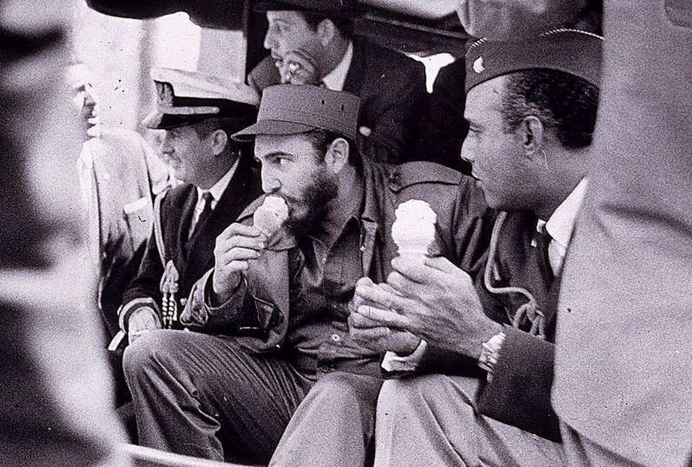 Fidel Castro era un auténtico fanático de los helados. 