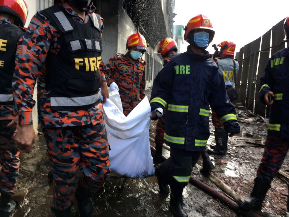 At least 43 dead in factory fire outside Dhaka  / MONIRUL ALAM