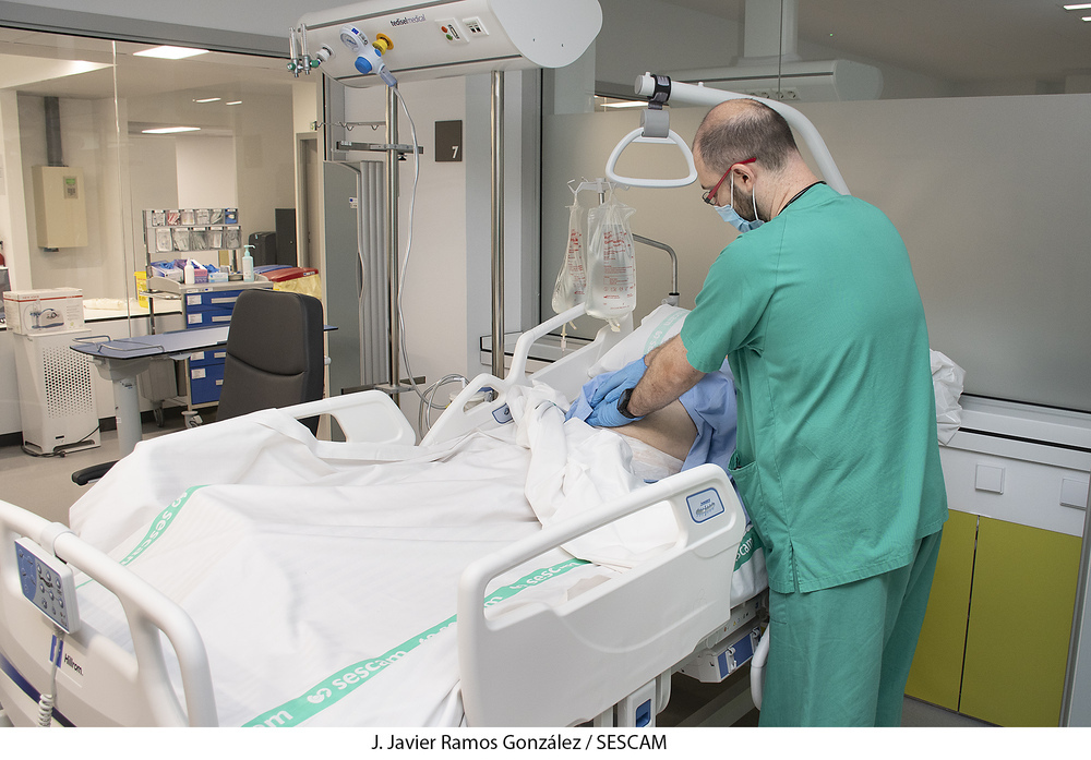 Imágenes de las nuevas instalaciones del Hospital en el área de Urgencias.