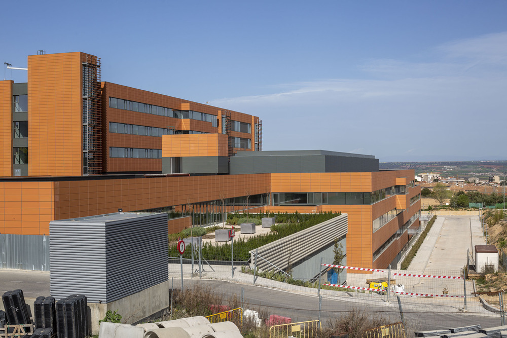 Imagen del nuevo edificio de la ampliación del Hospital de Guadalajara.