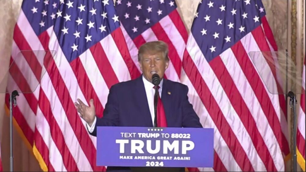 Donald Trump annuncia candidatura per le prossime presidenziali Usa  / ASSOCIATED PRESS/LAPRESSE
