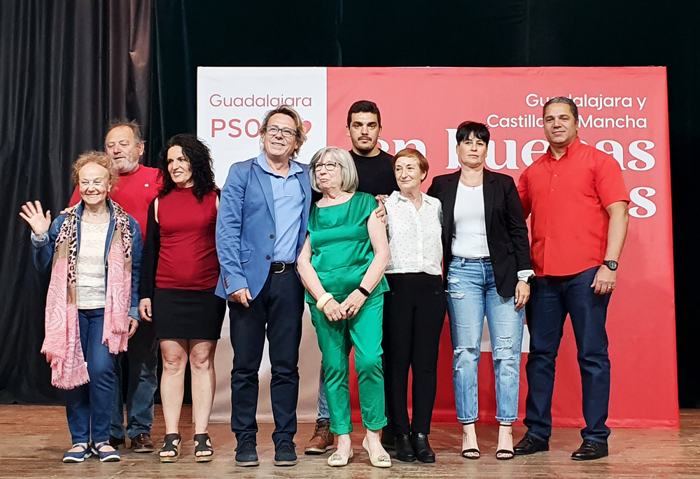 Imágenes de los actos de presentación de las candidaturas del PSOE en El Pozo de Guadalajara y Albalate de Zorita.