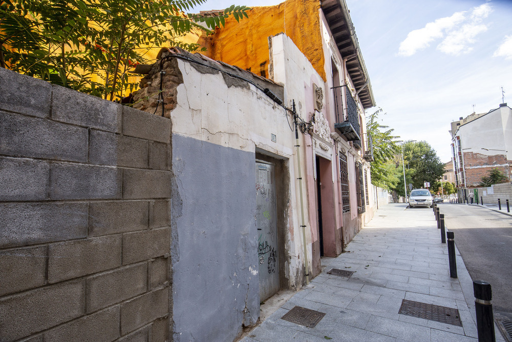 Imagen actual de la casa del pintor Carlos Santiesteban.