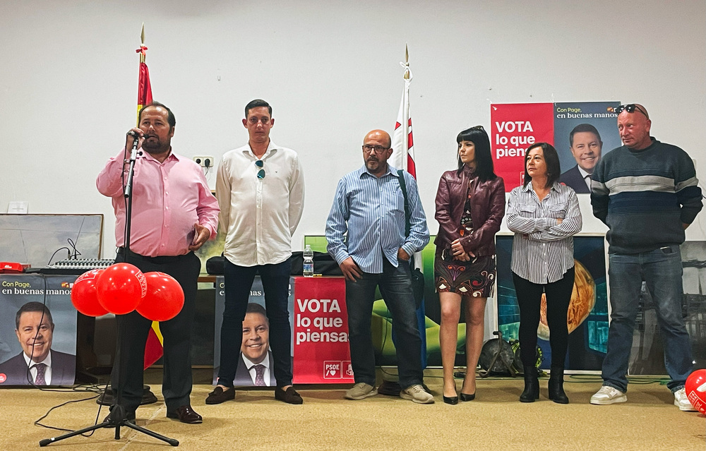 Imagen de los actos de presentación de las candidaturas del PSOE en Tendilla y Almonacid de Zorita.
