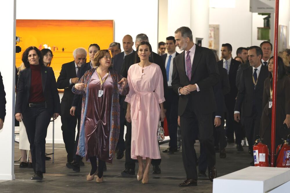Los Reyes presiden la inauguración de la 42 ª Feria Internacional de Arte Contemporáneo-ARCOmadrid  / JOSE VELASCO