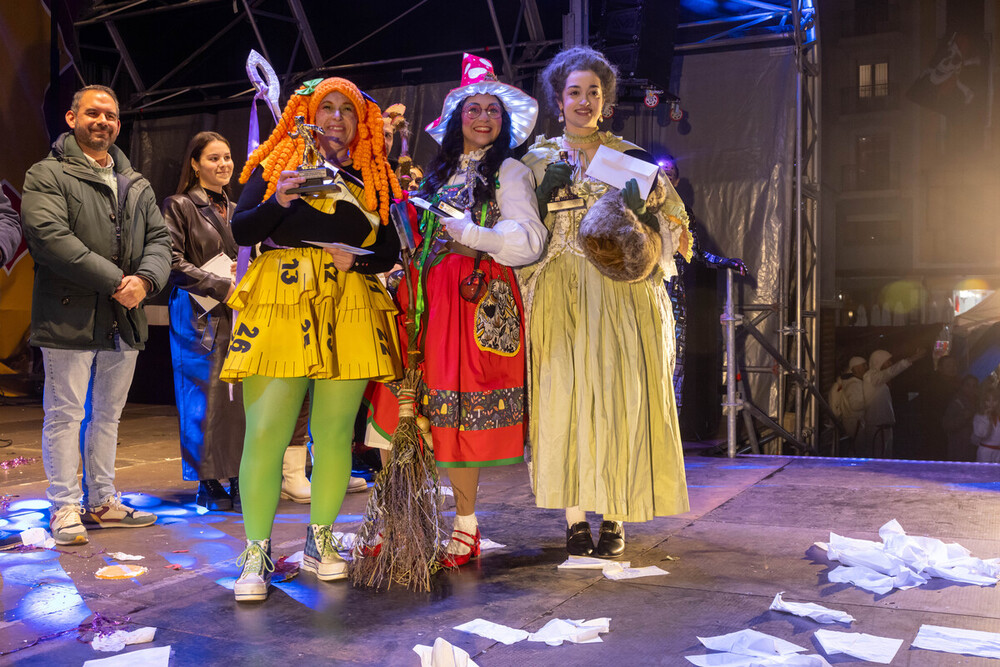 Imágenes de los ganadores de cada categoría del Concurso de Disfraces de Carnaval de la capital.
