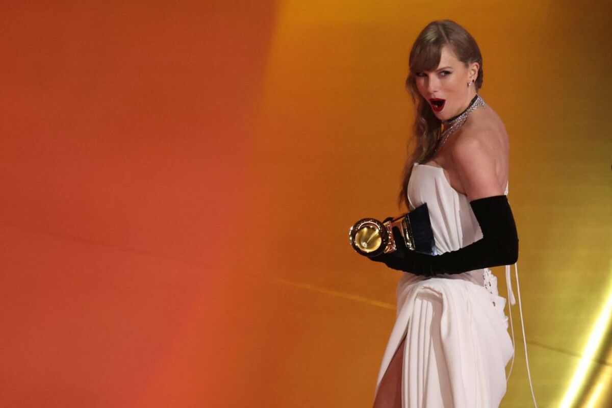 La cantante Taylor Swift ganó el grammy a Álbum del año