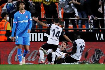 La fe del Valencia neutraliza al Atlético