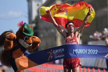 Miguel Ángel López, campeón de Europa de 35 kilómetros marcha