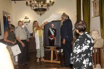 Sigüenza recibe la donación de un cuadro de Felipe VI