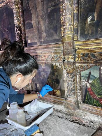 Cubillejo de la Sierra procede a restaurar dos retablos