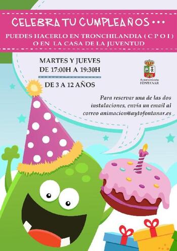 El Ayuntamiento de Fontanar amplía el servicio de cumpleaños