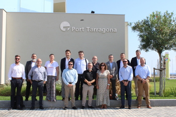 Una delegación de empresarios visita Port Tarragona