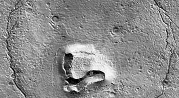 Encuentran un 'oso' en la superficie de Marte