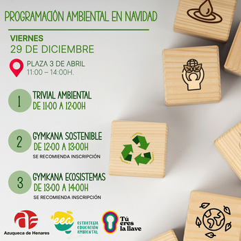 Azuqueca acoge actividades ambientales en la Plaza 3 de Abril