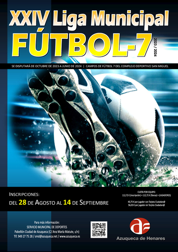 Azuqueca abre la inscripción de la Liga Municipal de Fútbol 7