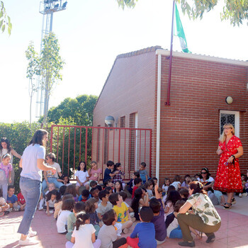 El Colegio San Blas de Cabanillas iza su «bandera verde»
