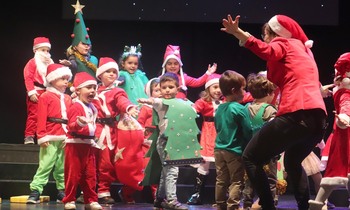La Escuela de Música de Cabanillas canta a la Navidad