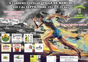 La X Carrera Popular Villa de Horche será el 3 de septiembre