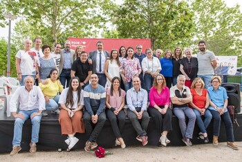 El PSOE presenta oficialmente su candidatura de Marchamalo