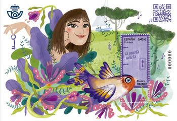 Correos ha emitido un sello dedicado a la artista Rozalén