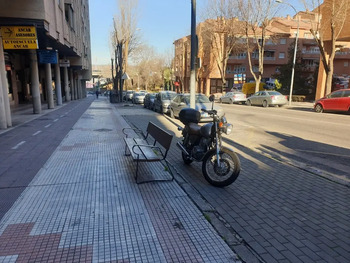 Denuncian el fin del carril bici de la calle Julián Besteiro