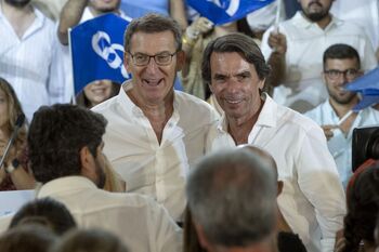 Feijóo y Aznar hacen un llamamiento al electorado de Vox