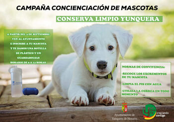 Yunquera inicia una campaña de concienciación de mascotas