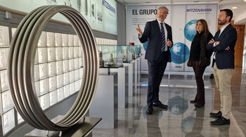 José Luis Escudero visita la empresa Witzenmann Española