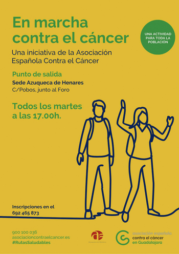 Azuqueca acoge el programa “En marcha contra el cáncer