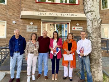 García Torijano se reúne con la nueva directiva de Cruz Roja