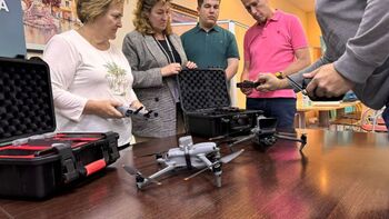 Alovera contrata formación y vuelos de dron para seguridad