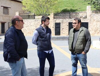 El portavoz del PP en la Diputación visita Durón