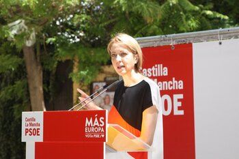 Cristina Maestre protagoniza un acto de campaña en Hita