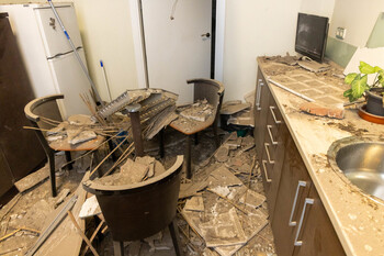 Se desprende el techo del office en el despacho de Alcaldía