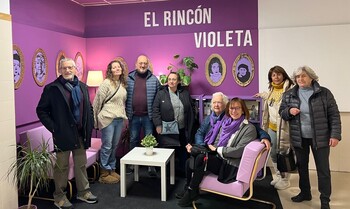 El Instituto de El Casar inaugura su Rincón Violeta