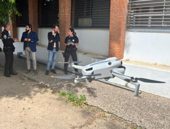 Ya funciona la Unidad de drones de Policía local de Azuqueca