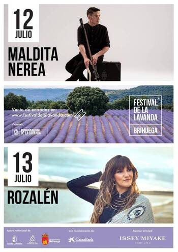 Maldita Nerea y Rozalén actuarán en el Festival de la Lavanda