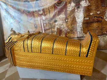 La muestra de Tutankamón estará Pastrana hasta el 12 de mayo